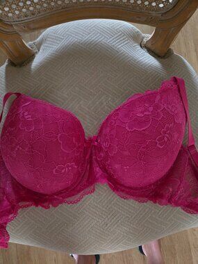 NWOT Bluxe 38D hot pink bra